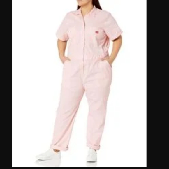 Dickies Pink Coveralls Dickies Romper Womens Dickies Romper